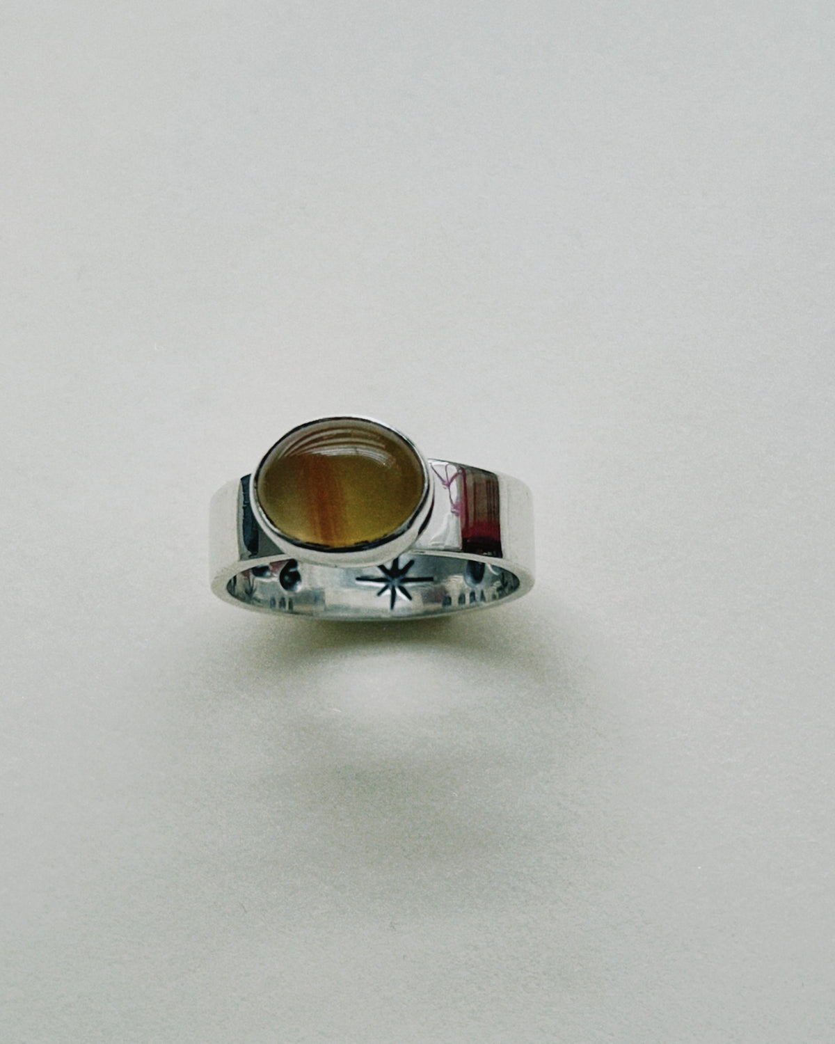 ANILLO DESEO (ágata naranja)